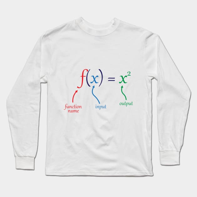 function notation definition Long Sleeve T-Shirt by samzizou